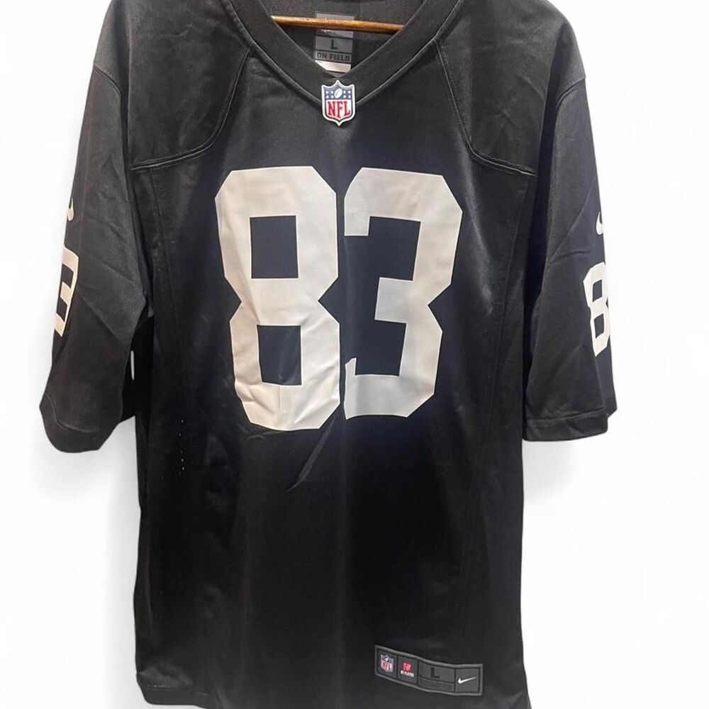 Nike Raiders Waller #83 Men's Black Jersey Size Large